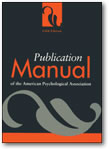 Cover of Publication Manual of the American Psychological Association (APA)