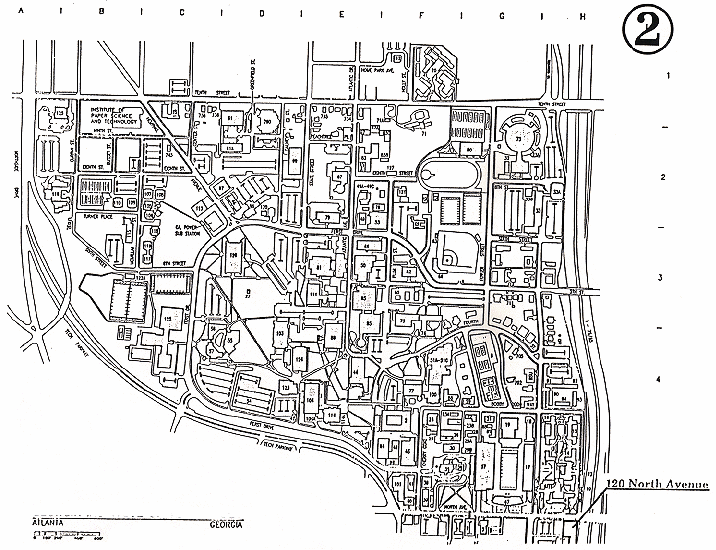 University Of West Campus Map