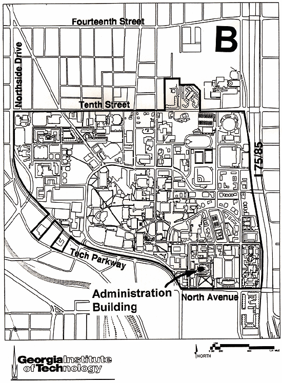 Uga Campus Map Printable Maps