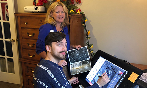 Photo for news article Columbus State Professor, Student Create Math Comic for Fifth Graders