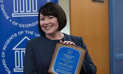 Photo for news article Dalton State College Receives USG 2018 Well-being Recognition Award