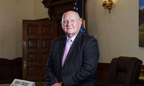 Photo for news article Board names Sonny Perdue the new USG chancellor