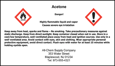 Hazard Communication Pictograms and Labels