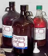 Chemical bottles