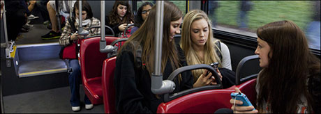 random image of students