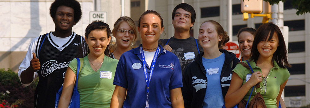 student tour at GSU