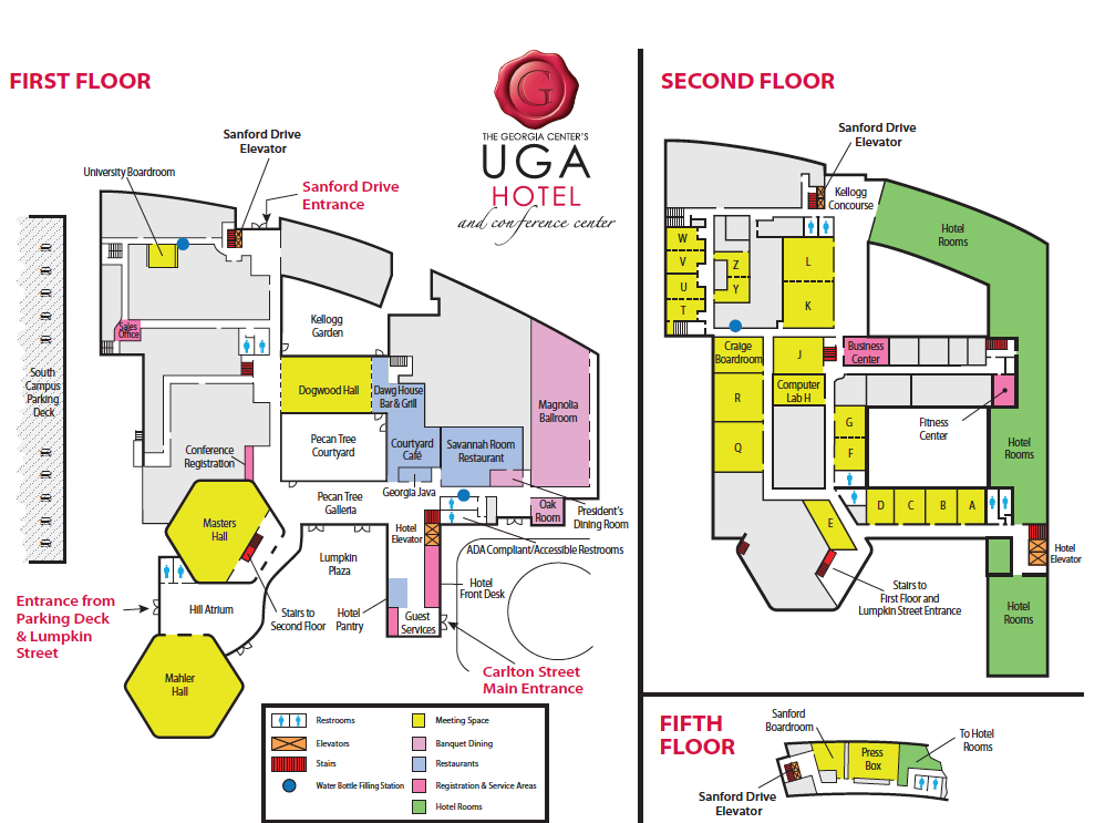 Georgia Center Meeting Room Locations